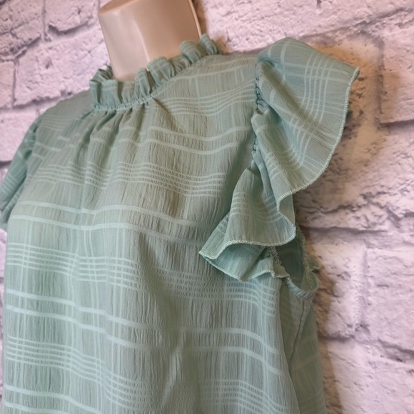 MELE E PERE Green blouse Size m - Picture 2 of 4